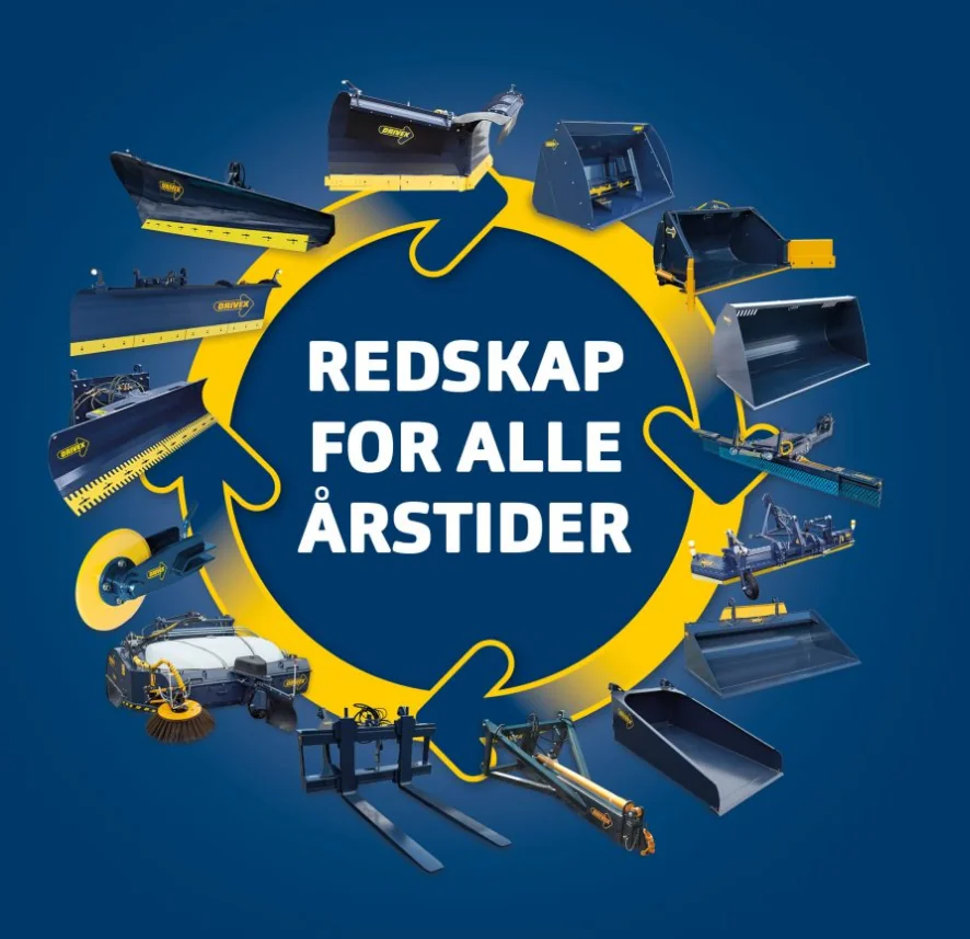 DriveX – Redskaper til entreprenører og veivedlikehold.