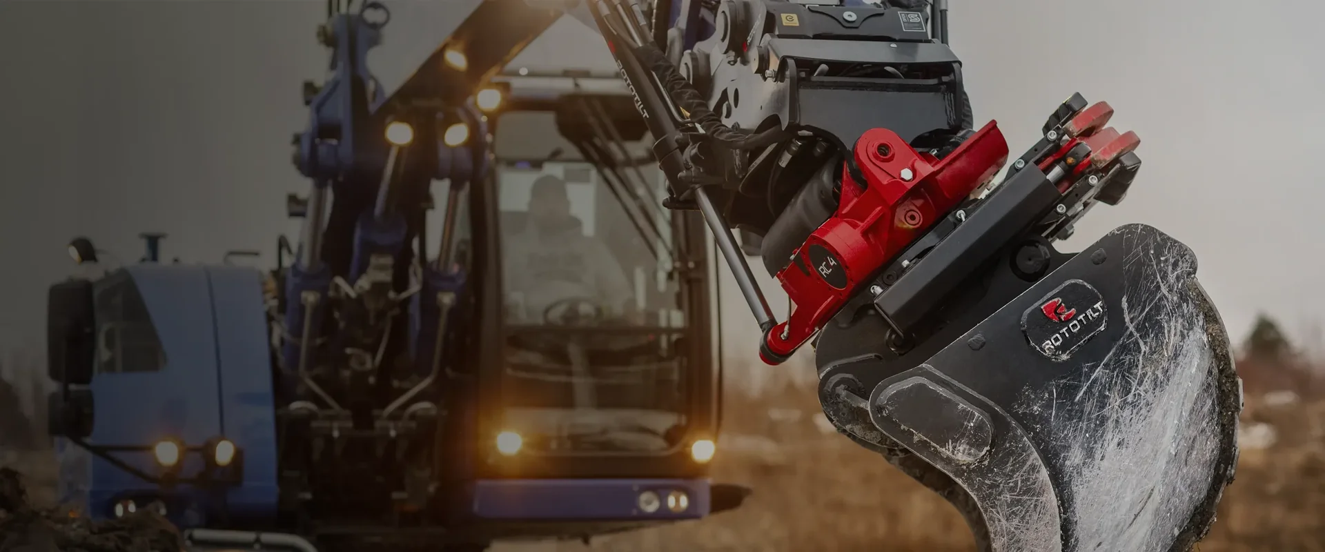 Rototilt – Tiltrotatorer, styresystemer og redskaper.